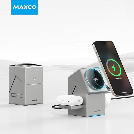 Homedge.shop specializes in cutting-edge home electronics and smart gadgets. Qi2 3-in-1 charger