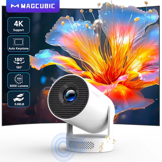 Homedge.shop specializes in cutting-edge home electronics and smart gadgets. Magcubic Projector - transform your living room