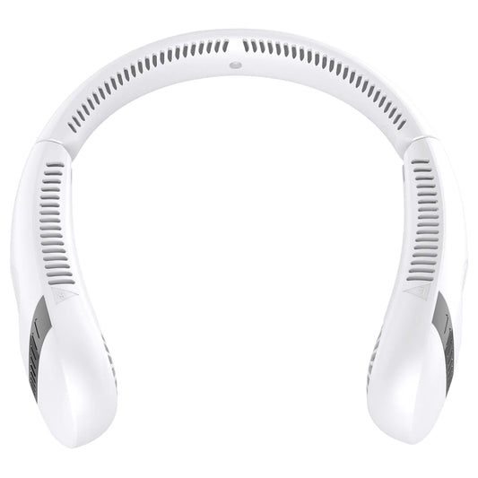 Portable Bladeless Neck Fan, Folding Neck Fan with 5000Mah Battery, Folding Neck Fan, 3 Speeds, White No Digital