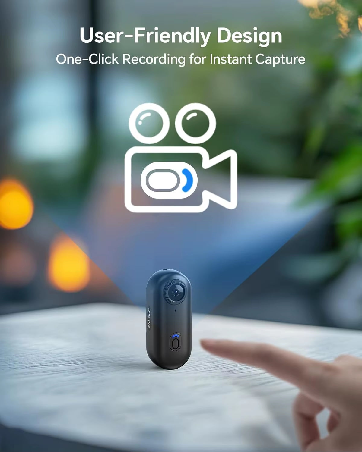 W4 2K Mini Body Camera - 64GB, 360° Rotatable Clip, Magnetic Clip & 800mAh Battery - Perfect for Outdoor Recording!