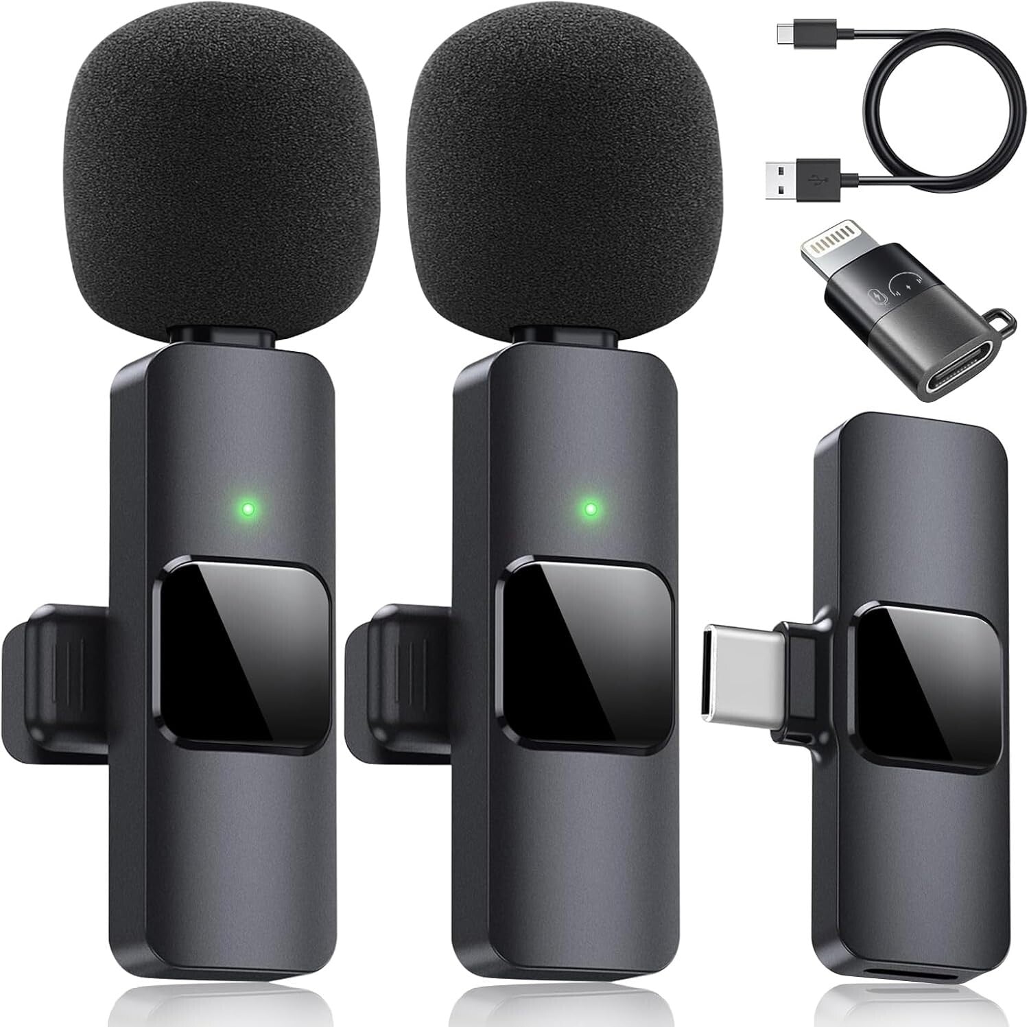 Microfono Mini Inalambrico De Para Celular Iphone Solapa 2 Mic