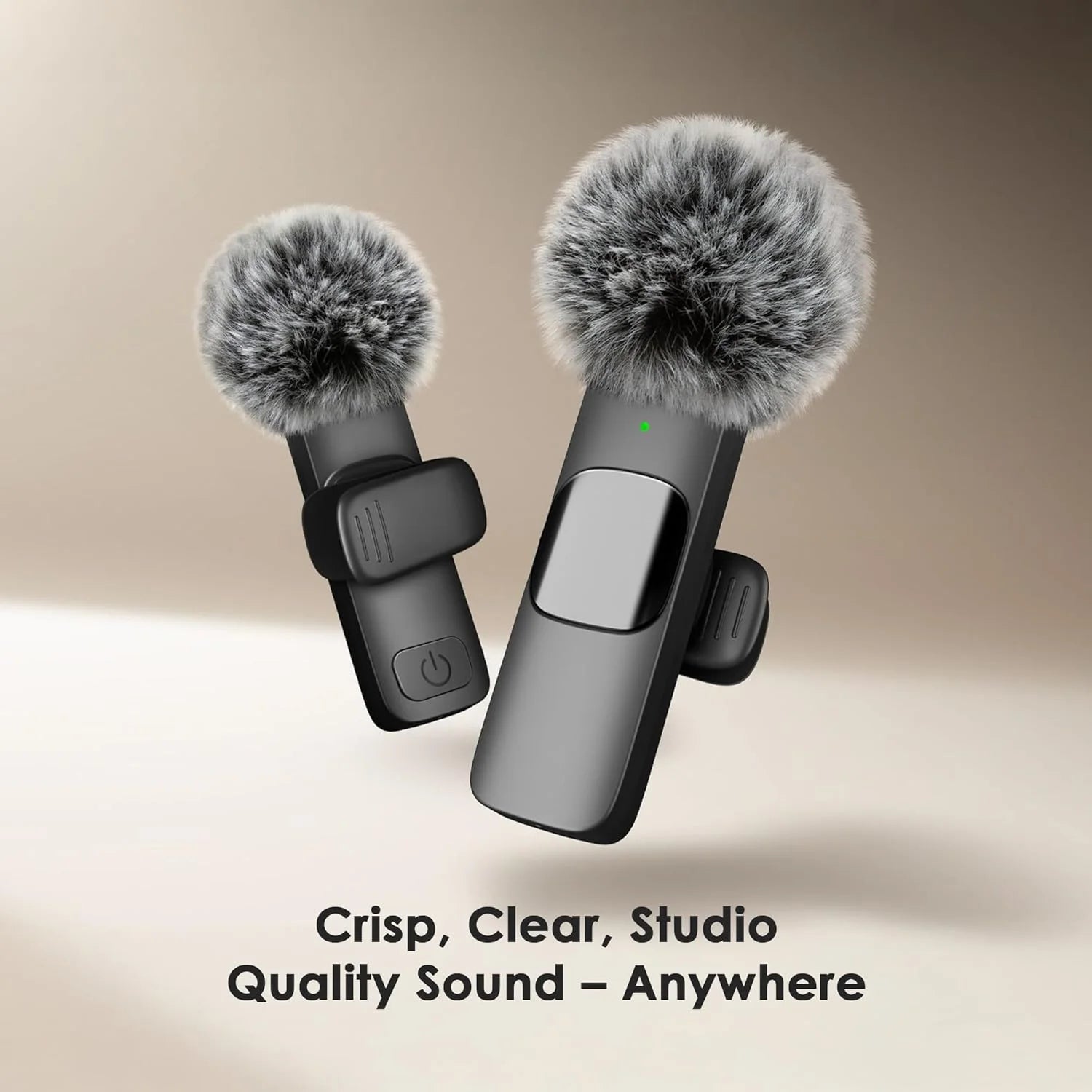 Professional Mini Wireless Lavalier Microphone for iPhone & Android – Perfect Audio Quality on-the-Go!