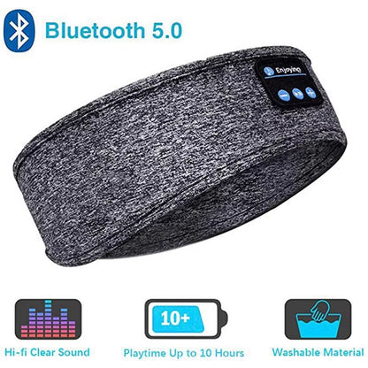 Comfortable Bluetooth Sleep Headband Earphones - Wireless Music Headphones for Sports and Relaxation