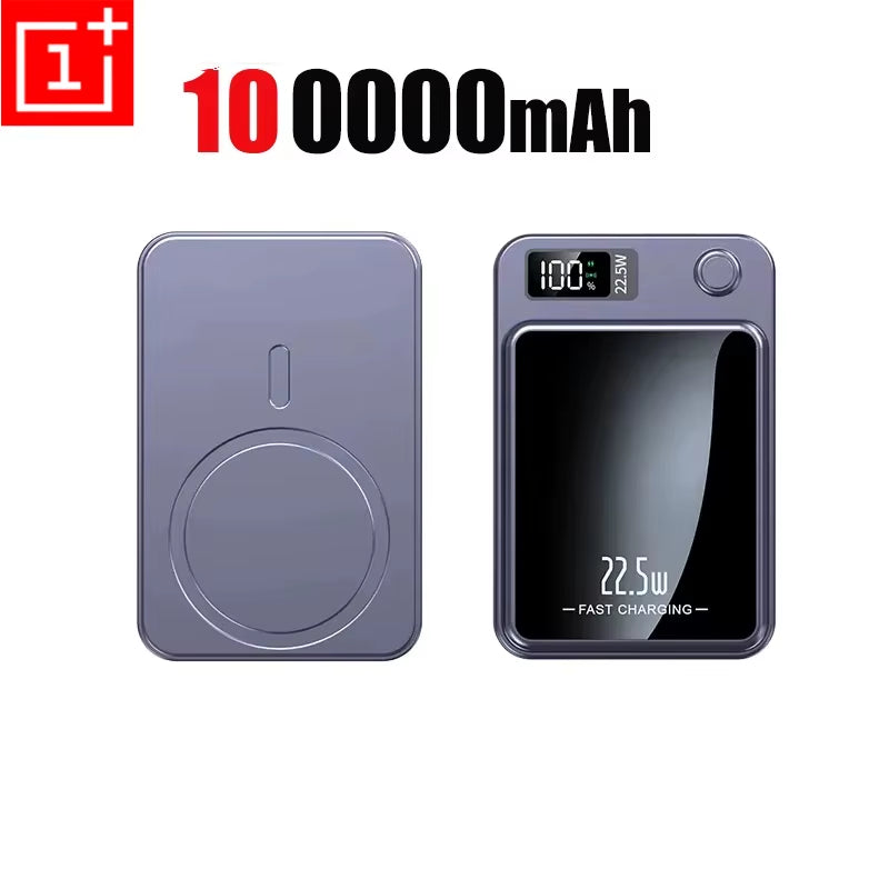 200000Mah Power Bank Magnetic Wireless 22.5W Ultra Capacity Super Fast Charging Power Bank for Iphone16 Samsung