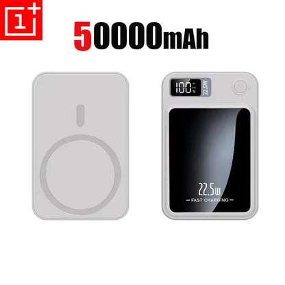 200000Mah Power Bank Magnetic Wireless 22.5W Ultra Capacity Super Fast Charging Power Bank for Iphone16 Samsung