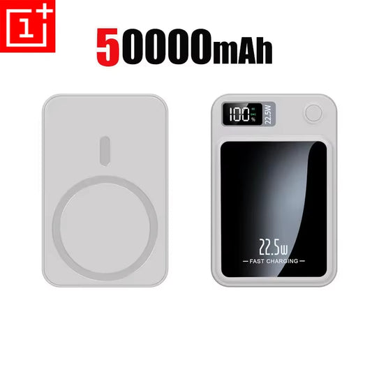 200000Mah Power Bank Magnetic Wireless 22.5W Ultra Capacity Super Fast Charging Power Bank for Iphone16 Samsung