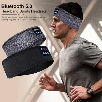 Comfortable Bluetooth Sleep Headband Earphones - Wireless Music Headphones for Sports and Relaxation