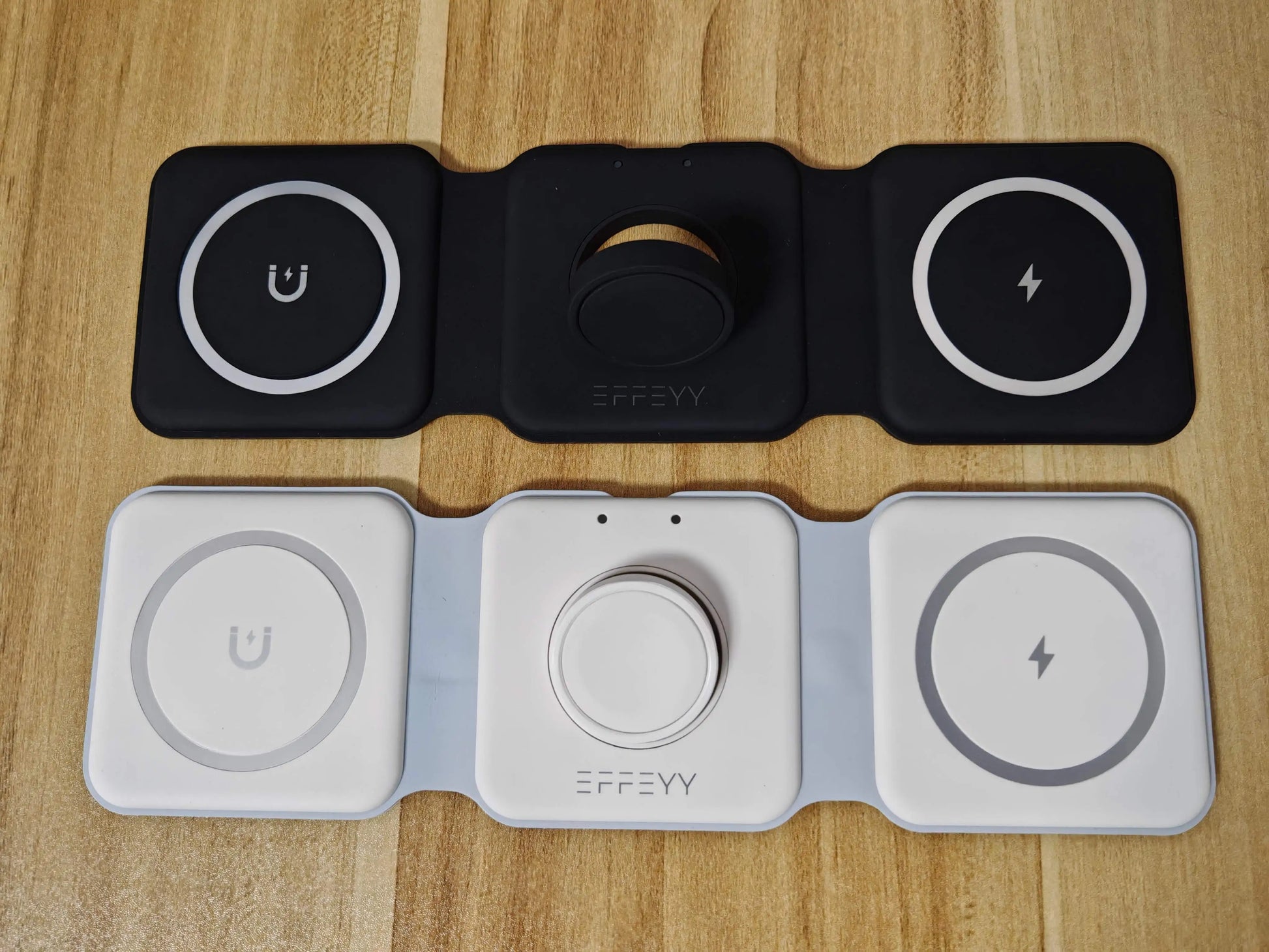 Personalized 15W Magnetic Wireless Charger - 3-in-1 Foldable Charging Station for iPhone Pro & AirPods