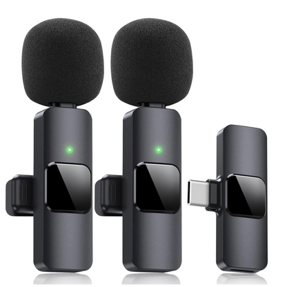 Dual Wireless Lavalier Microphone