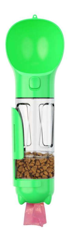 4-in-1 portable dog and cat water bottle