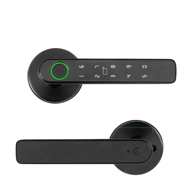 Tuya 5-In-1 Door Lock Smart Home Products Fingerprint Locks Remote Control App Unlock Support Password IC Card Key Unlock