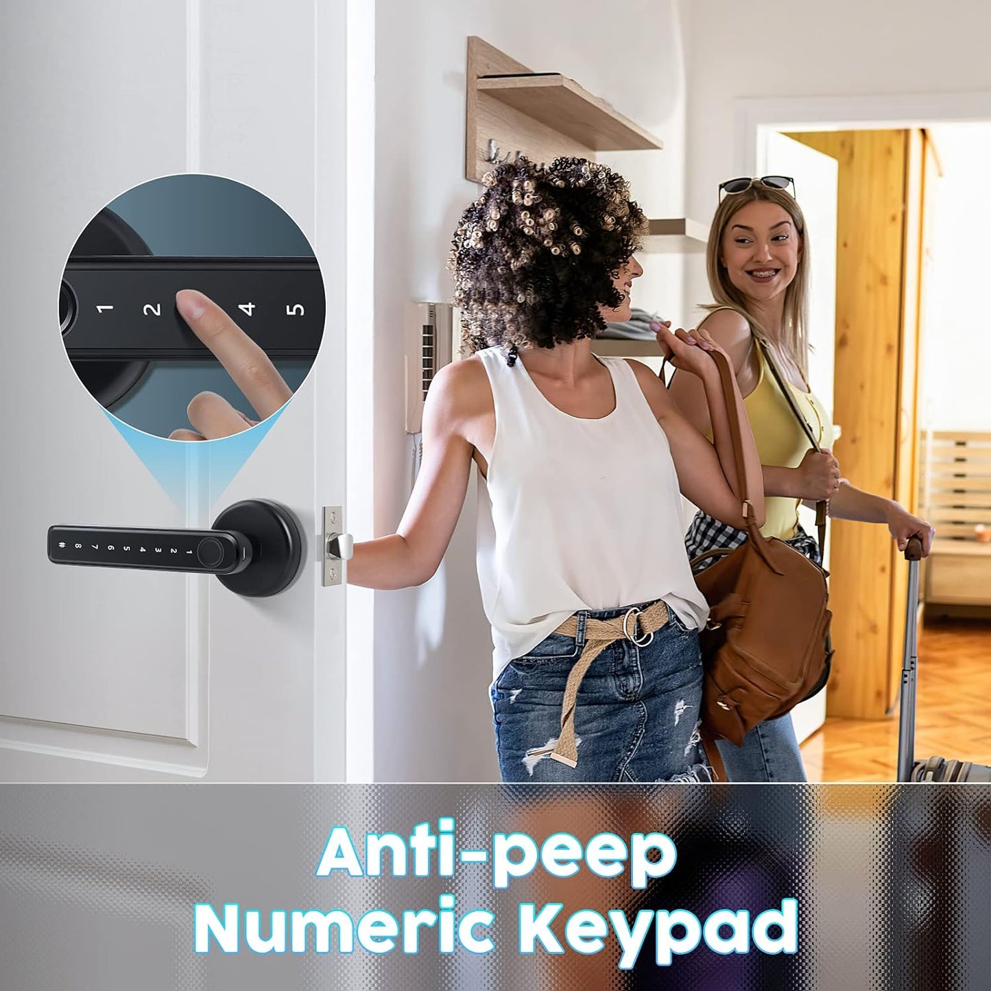 Smart Fingerprint Door Lock - Keyless Entry with App & Backup Options - Ideal for Home, Hotel, Office & More - Sleek Silver Design. At Homedge.shop, we specialize in home electronics and smart gadgets that simplify everyday life.