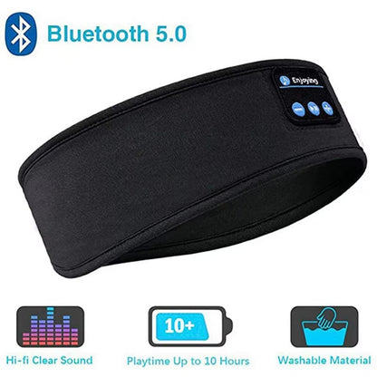 Comfortable Bluetooth Sleep Headband Earphones - Wireless Music Headphones for Sports and Relaxation