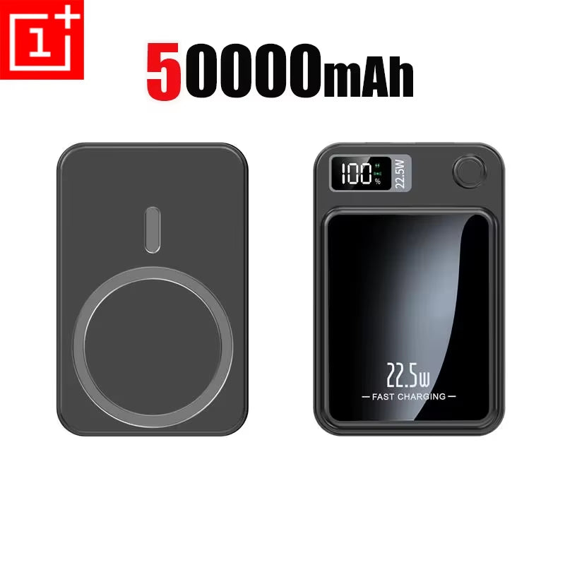 200000Mah Power Bank Magnetic Wireless 22.5W Ultra Capacity Super Fast Charging Power Bank for Iphone16 Samsung