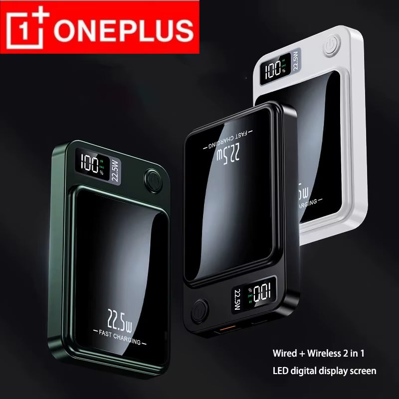 200000Mah Power Bank Magnetic Wireless 22.5W Ultra Capacity Super Fast Charging Power Bank for Iphone16 Samsung