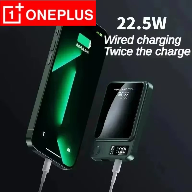 200000Mah Power Bank Magnetic Wireless 22.5W Ultra Capacity Super Fast Charging Power Bank for Iphone16 Samsung