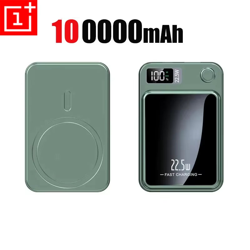 200000Mah Power Bank Magnetic Wireless 22.5W Ultra Capacity Super Fast Charging Power Bank for Iphone16 Samsung