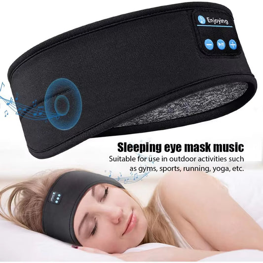 Comfortable Bluetooth Sleep Headband Earphones - Wireless Music Headphones for Sports and Relaxation